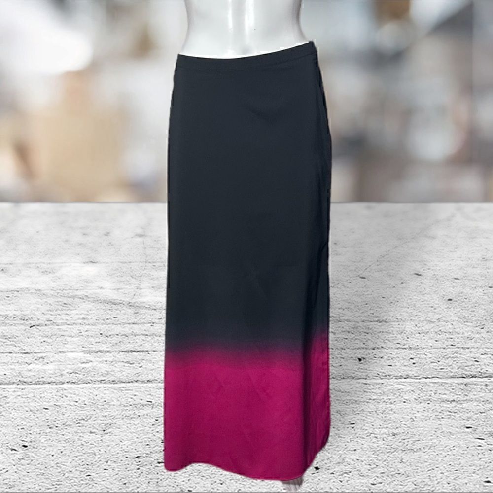 Vince Camuto Pink & Black‎ Maxi Skirt Size 2